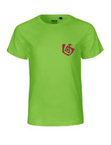 Kinder T-Shirt Seelenbohrer (bordeaux/lime)