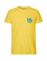 Herren T-Shirt Seelenbohrer (aqua green/yellow)