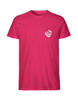 Herren T-Shirt Herzseelenbohrer (white/pink)