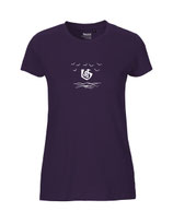 Damen T-Shirt Über dem Meer (purple)