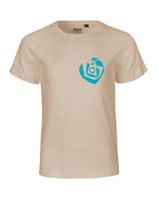 Kinder T-Shirt Herzseelenbohrer (aqua green/sand)
