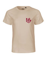 Kinder T-Shirt Seelenbohrer (bordeaux/sand)