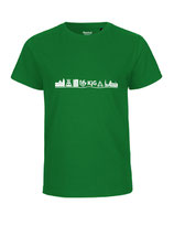 Kinder T-Shirt Skyline (white/green)