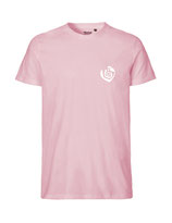 Herren T-Shirt Herzseelenbohrer (white/light pink)
