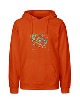Mens Hoodie Konfettiseelenbohrer (orange)