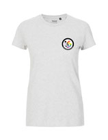 Damen T-Shirt Kein Seelenbohrer für Nazis (ash grey)