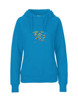 Ladies Hoodie Konfettiseelenbohrer (saphire)