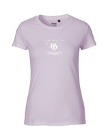 Damen T-Shirt Über dem Meer (dusty purple)