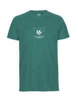 Herren T-Shirt Über dem Meer (teal)
