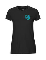 Damen T-Shirt Seelenbohrer (aqua green/schwarz)