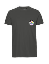 Herren T-Shirt Kein Seelenbohrer für Nazis (charcoal)