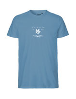 Herren T-Shirt Über dem Meer (dusty indigo)