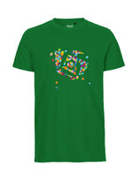 Herren T-Shirt Konfettiseelenbohrer (green)