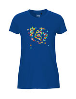 Damen T-Shirt Konfettiseelenbohrer (royal)