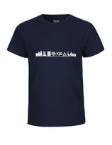 Kinder T-Shirt Skyline (white/navy)