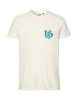 Herren T-Shirt Seelenbohrer (aqua green/natural)