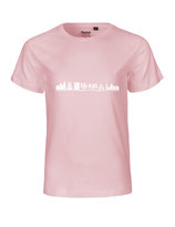 Kinder T-Shirt Skyline (white/light pink)