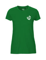 Damen T-Shirt Herzseelenbohrer (white/green)