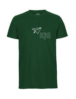 Herren T-Shirt Papierflieger (bottle green)