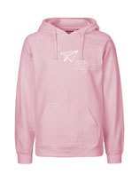 Mens Hoodie Papierflieger (white/light pink)