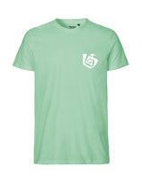 Herren T-Shirt Seelenbohrer (white/dusty mint)