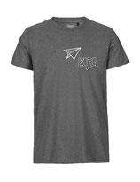 Herren T-Shirt Papierflieger (dark heather)