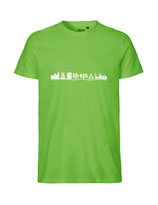Herren T-Shirt Skyline (lime)