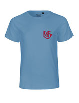 Kinder T-Shirt Seelenbohrer (bordeaux/dusty indigo)