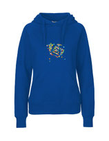 Ladies Hoodie Konfettiseelenbohrer (royal)