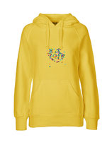 Ladies Hoodie Konfettiseelenbohrer (yellow)