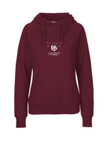 Ladies Hoodie Über dem Meer (bordeaux)