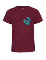 Kinder T-Shirt Herzseelenbohrer (aqua green/bordeaux)