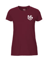 Damen T-Shirt Seelenbohrer (white/bordeaux)