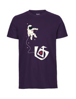 Herren T-Shirt  Astronaut (purple)