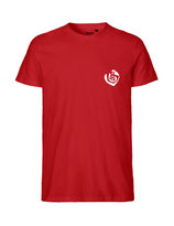 Herren T-Shirt Herzseelenbohrer (white/red)