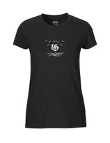 Damen T-Shirt Über dem Meer (black)
