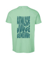 Herren T-Shirt Bubbleschrift (dusty mint/aqua green)