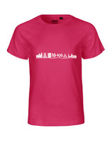Kinder T-Shirt Skyline (white/pink)