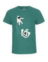 Kinder T-Shirt Astronaut (teal)