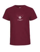 Kinder T-Shirt Über dem Meer (bordeaux)