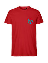 Herren T-Shirt Seelenbohrer (aqua green/red)