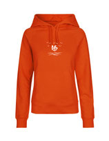 Ladies Hoodie Über dem Meer (orange)