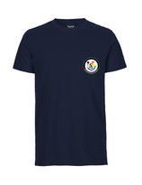 Herren T-Shirt Kein Seelenbohrer für Nazis (navy)