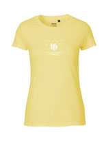 Damen T-Shirt Über dem Meer (dusty yellow)