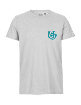 Herren T-Shirt Seelenbohrer (aqua green/ash grey)