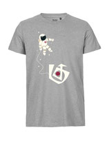 Herren T-Shirt  Astronaut (grey)