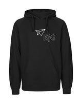 Mens Hoodie Papierflieger (white/black)