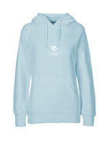 Mens Hoodie Über dem Meer (light blue)