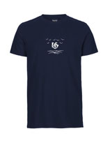 Herren T-Shirt Über dem Meer (navy)