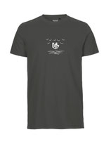 Herren T-Shirt Über dem Meer (charcoal)